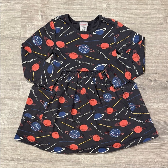 Hanna Andersson Navy Space Adventure Dress - Picture 1 of 1